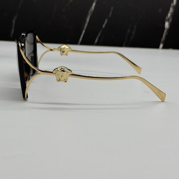 NEW VERSACE VE4502U 108/87 HAVANA GOLD WOMEN SUNGLASSES MOD 4502U 108/87 main image 7